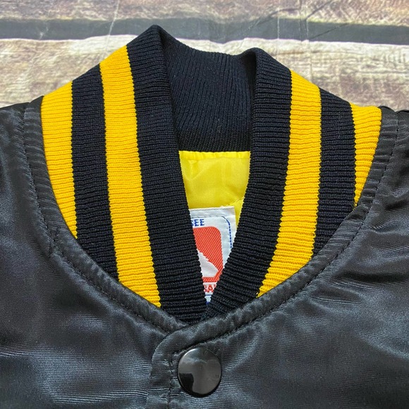 Vintage Pittsburgh Pirates STARTER Jacket Size Small MLB Baseball Satin Bomber - Picture 8 of 11